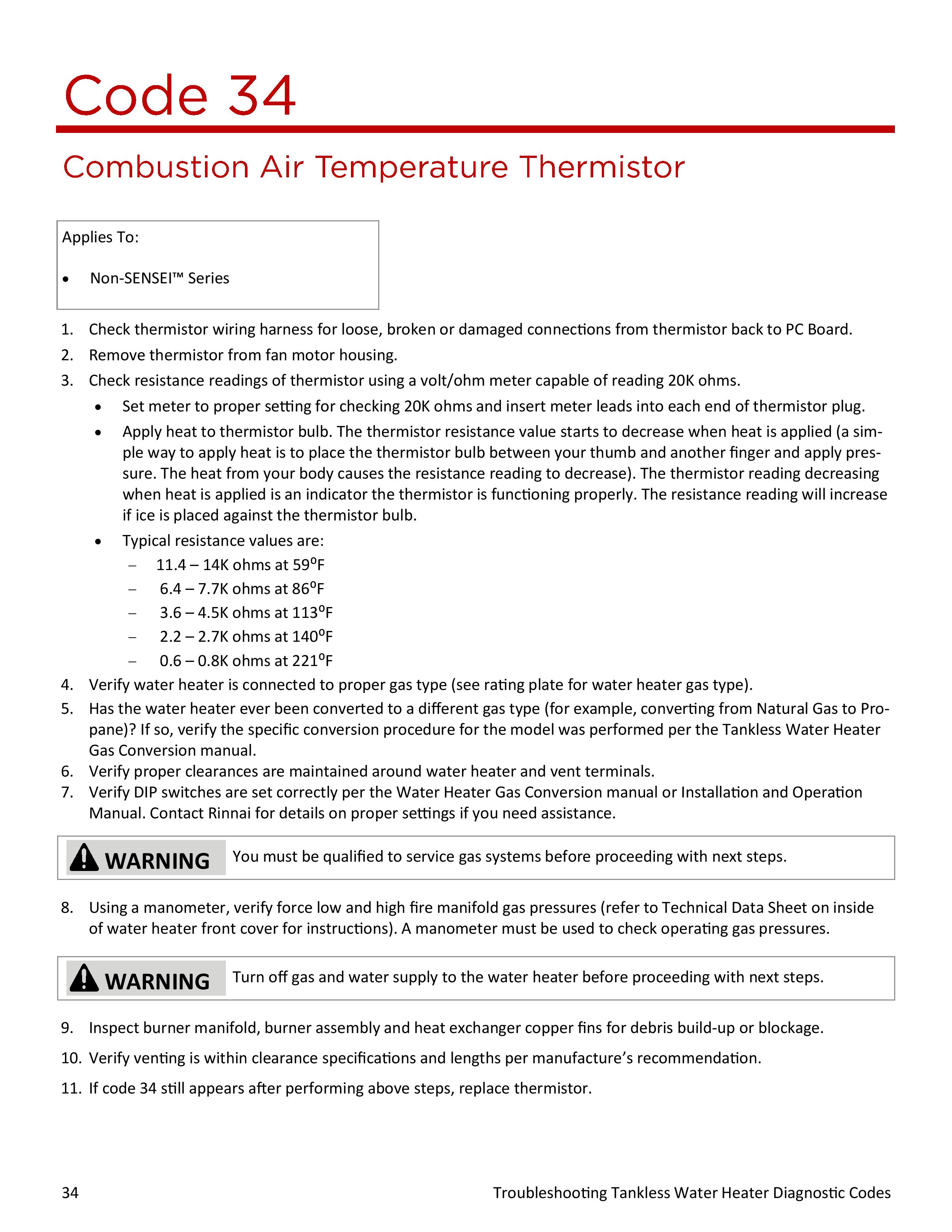 Troubleshooting Rinnai Water Heater Tommy Car Wash Systems