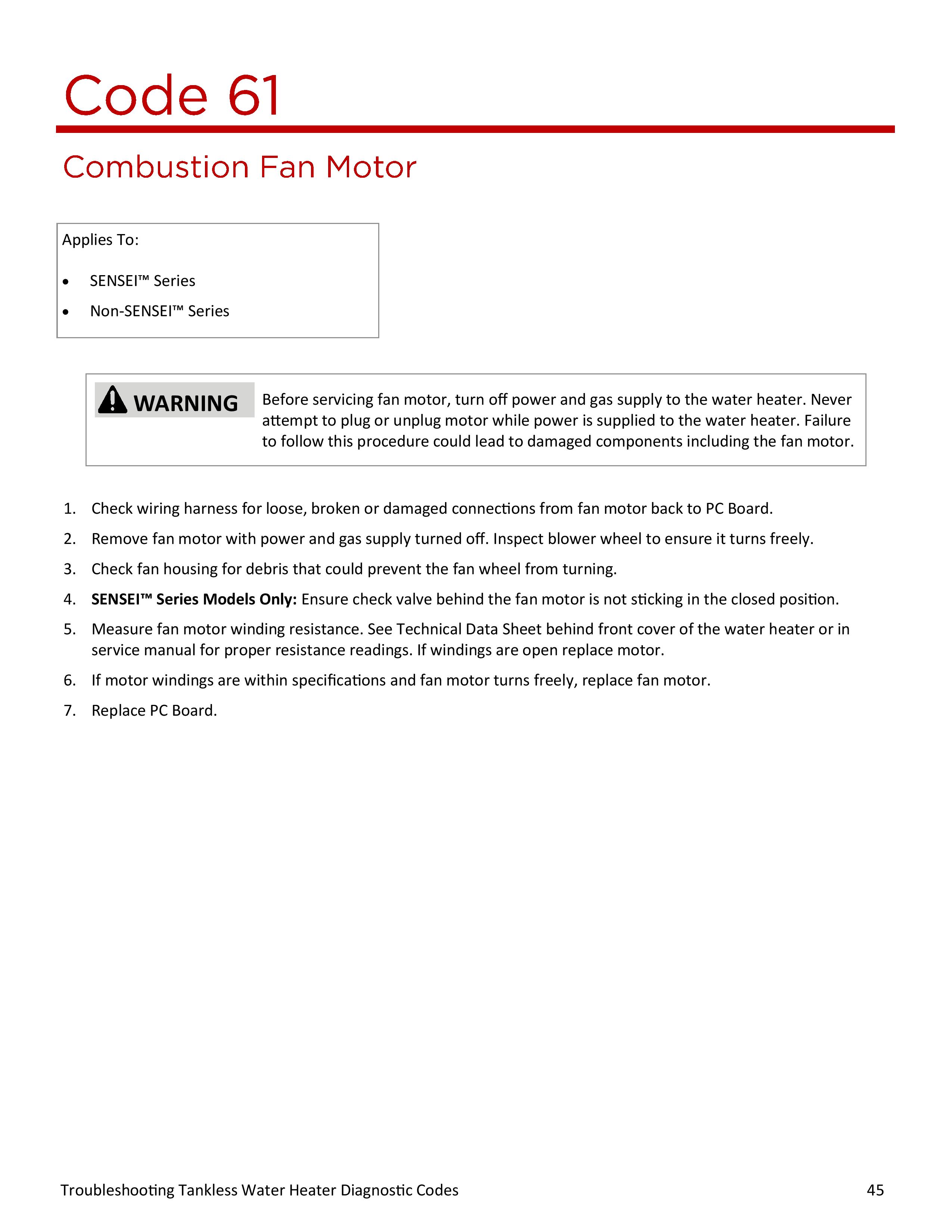Troubleshooting Rinnai Water Heater Tommy Car Wash Systems